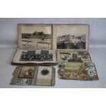 YORK AND LANCASTER REGIMENT INTEREST, a late Victorian / Edwardian photograph album containing a