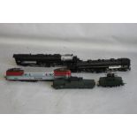 THREE UNBOXED 00 GAUGE ELECTRIC LOCOMOTIVES BY RIVAROSSI, TRIANG AND JOUEF, plus two other