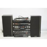 VINTAGE FISHER HI-FI EQUIPMENT, to include a MT.35R turntable, CA-40 stereo amp, boxed speakers etc