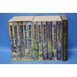 FOLIO SOCIETY - P. G. WODEHOUSE BOXED SETS OF JEEVES, six volume set published 1996 and five