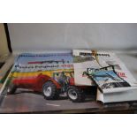 A COLLECTION OF VINTAGE MASSEY FERGUSON ADVERTISING POSTERS.