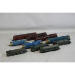 THREE UNBOXED 00 GAUGE STEAM LOCOMOTIVES (two three rail and one two rail), together with seven