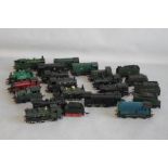 SEVENTEEN OO GAUGE TANK/ SHUNTER UNITS BY HORNBY ETC., plus five tenders.