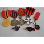 A GROUP OF BELGIAN MEDALS, to include a Leopold 1865-1905 Jubilee Issue, a Civil Merit Cross with