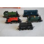 FIVE BOXED HORNBY TANKS/SHUNTERS to include R.077 GWR (0-4-0), R.253 Diesel Dock Shunter (0-4-0),