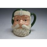 SAMPLE ROYAL DOULTON CHARACTER JUG - GREEN SANTA CLAUS 'NOT PRODUCED FOR SALE', stamped to base 'THE