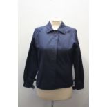 A GENTS BURBERRY NAVY BOMBER JACKET, zippered fastening, two pockets to front, button cuffsCondition