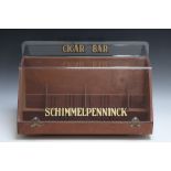 A SCHIMMELPENNINCK 'CIGAR BAR' DISPLAY STAND, W 43 cm