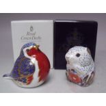 A ROYAL CROWN DERBY COLLECTORS GUILD EXCLUSIVE 'POPPY MOUSE' PAPERWEIGHT, gold stopper, boxed,