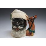 ROYAL DOULTON CHARACTER JUG - BLACK SANTA CLAUS 'NOT PRODUCED FOR SALE', stamped to base 'THE