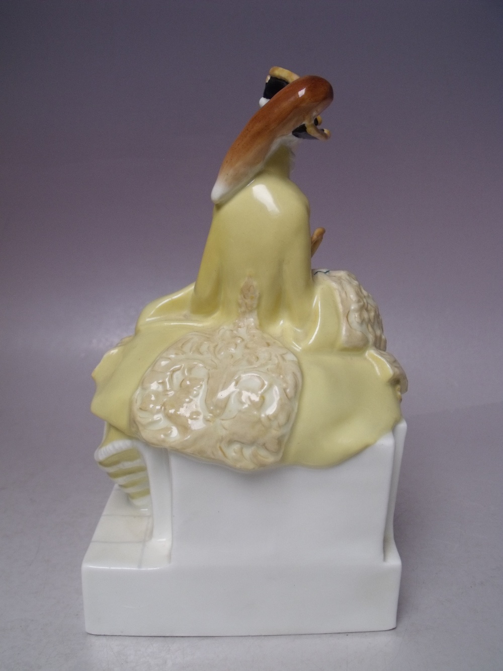 A ROYAL WORCESTER LADY THE FROG FIGURINE No. 3142, modelled by G M Parnell A/F - Image 5 of 8