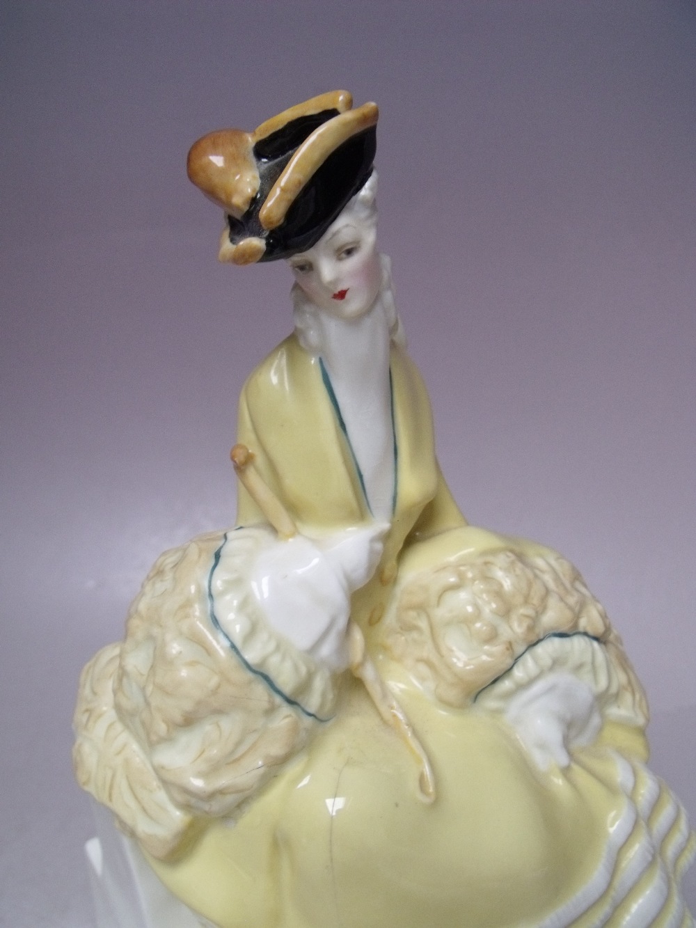 A ROYAL WORCESTER LADY THE FROG FIGURINE No. 3142, modelled by G M Parnell A/F - Image 2 of 8