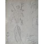 CIRCLE OF PABLO RUIZ PICASSO (1881-1973). Spanish school, modernist figure study, bears signature