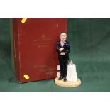 A BOXED ROYAL DOULTON PRESTIGE MICHAEL DOULTON FIGURE WITH CERTIFICATE