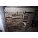 A METAL TOOL CABINET A/F