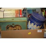 A COLLECTION OF VINTAGE TINS