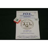 AN IGL CERTIFIED 2.4CT EMERALD