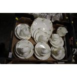 A TRAY OF ART DECO RADFORDS CROWN CHINA