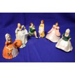 SIX BOXED WADE CINDERELLA FIGURES