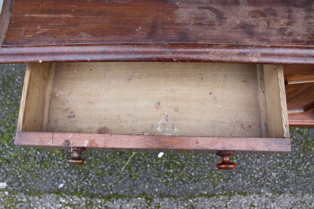 A 19TH CENTURY MAHOGANY GLAZED FLOORSTANDING BOOKCASE OF SLIM PROPORTIONS, the glazed, twin door - Image 6 of 8