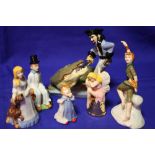 SIX BOXED WADE PETER PAN COLLECTION FIGURES