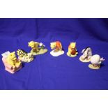 SEVEN BOXED ROYAL DOULTON WINNIE THE POOH COLLECTION FIGURES, TO INCLUDE 'WINNIE THE POOH AND THE