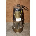 A VINTAGE ECCLES MINERS LAMP