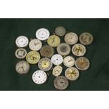 A BAG OF VINTAGE WRISTWATCH MOVEMENTS