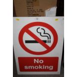 A MODERN N O SMOKING SIGN