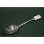 A VICTORIAN HALLMARKED SILVER TABLESPOON