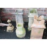 FOUR CHIMNEY TOPPERS ETC (5)