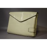 STAUD - a white crocodile print bag