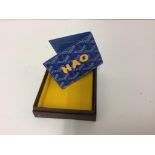 GOYARD PARIS - a blue HAO card holder