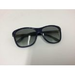 GUCCI - a pair of blue frame sunglassesCondition Report:Scratches to lenses