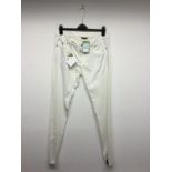 BRUNELLO CUCINELLI - a pair of ladies white jeans/trousers, size 14