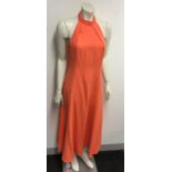 KAREN MILLEN - a ladies orange dress, size 12