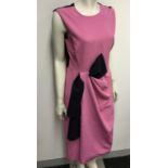 ROKSANDA - a ladies black and pink dress, size 14