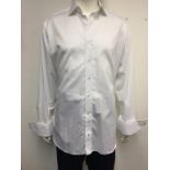 EMMETT LONDON - a gents white shirt, size 17.5"