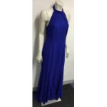 KAREN MILLEN - a ladies royal blue dress, size 14NB: Still has security tag attached