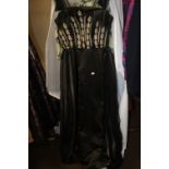 A DEBENHAM FREEBODY, LONDON EVENING DRESS AND A BERNARD FRERES EXAMPLE (2)