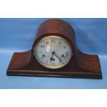 A NAPOLEON HAT MANTEL CLOCK