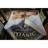 A COLLECTION OF CINEMA POSTERS TO INCLUDE TITANIC, CINDY CRAWFORD