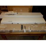 A BROTHER KH.260 PUNCH CARD KNITTING MACHINE AND TABLE, A BROTHER KH836 KNITTING MACHINE AND