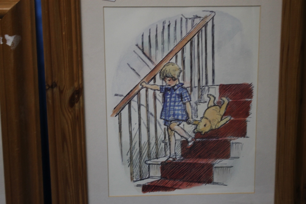 TWO FRAMED WINNIE THE POOH PICTURES - Image 3 of 3