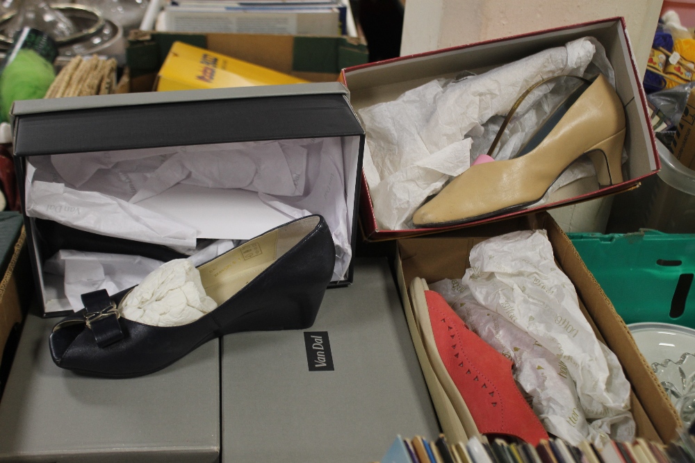 A QUANTITY OF BOXED LADIES SHOES
