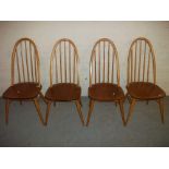 FOUR ERCOL CHAIRS