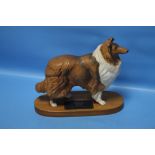 A CONNOISSEUR MODEL BY BESWICK OF A ROUGH COLLIE