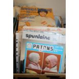 A COLLECTION OF KNITTING PATTERNS, SEWING PATTERNS ETC