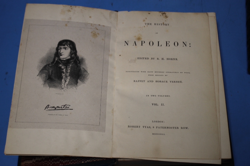 R. H. HORNE (ED.) - 'THE HISTORY OF NAPOLEON', two volumes published by Robert Tyas 1840, together - Image 2 of 2