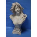 A CERAMIC CLASSICAL BUST